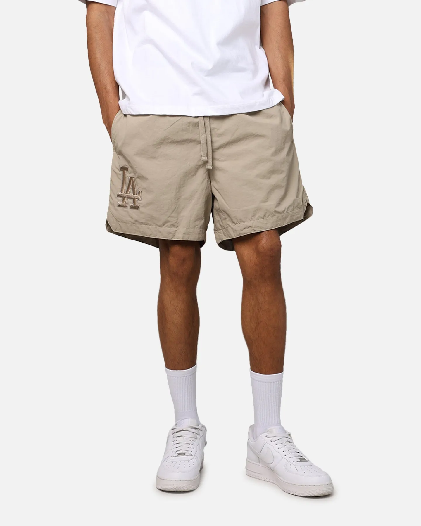 Pro Standard Los Angeles Dodgers Neutral 2.0 Shorts Taupe sold by Culture Kings