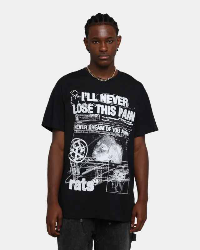 Rats Get Fat Rats Pain T-Shirt Black sold by Culture Kings