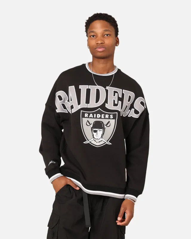 Mitchell & Ness Oakland Raiders Shooting Crewneck Black sold by Culture Kings