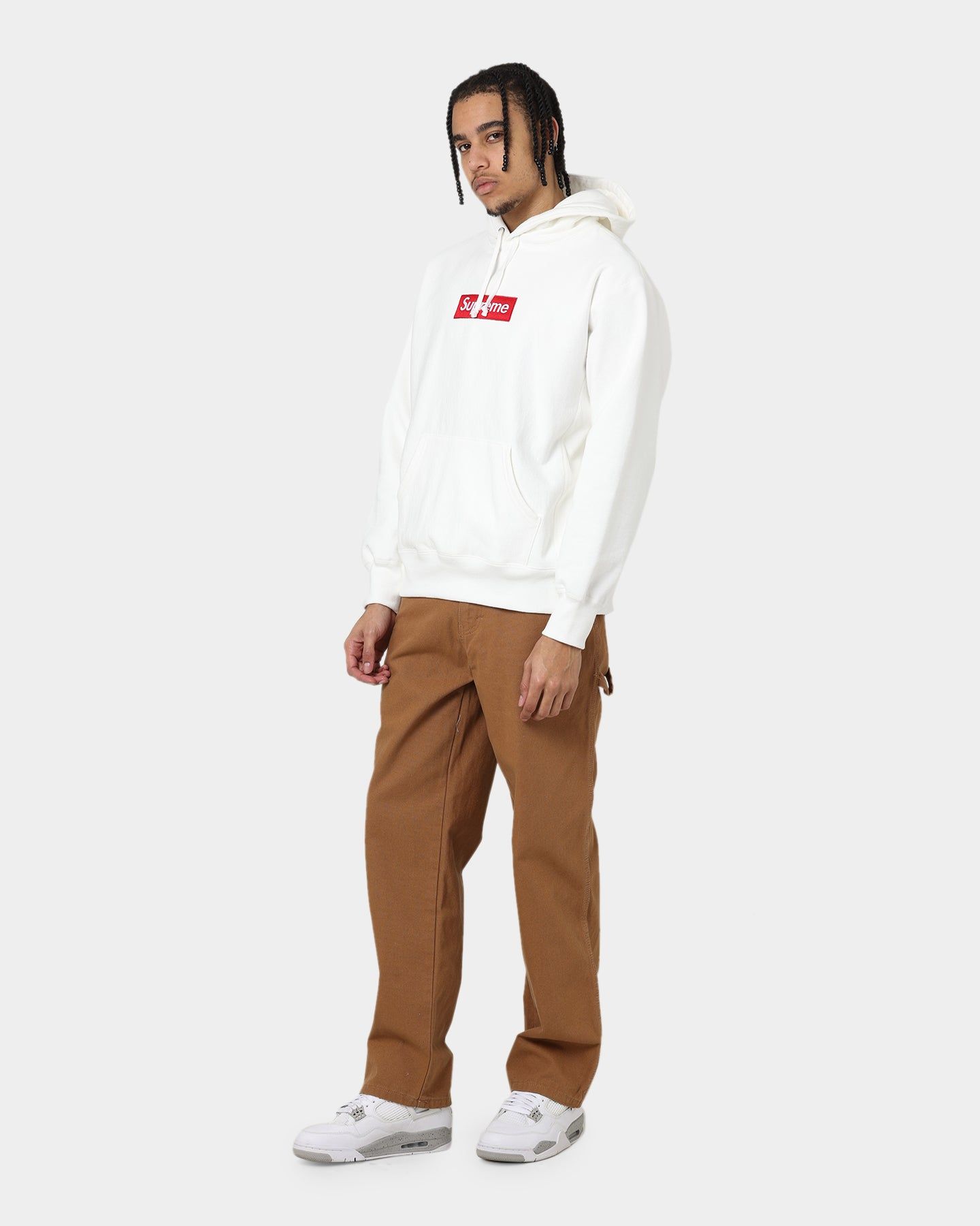 Supreme Box Logo Hooded Sweatshirt White sold by Culture Kings product image thumbnail 2