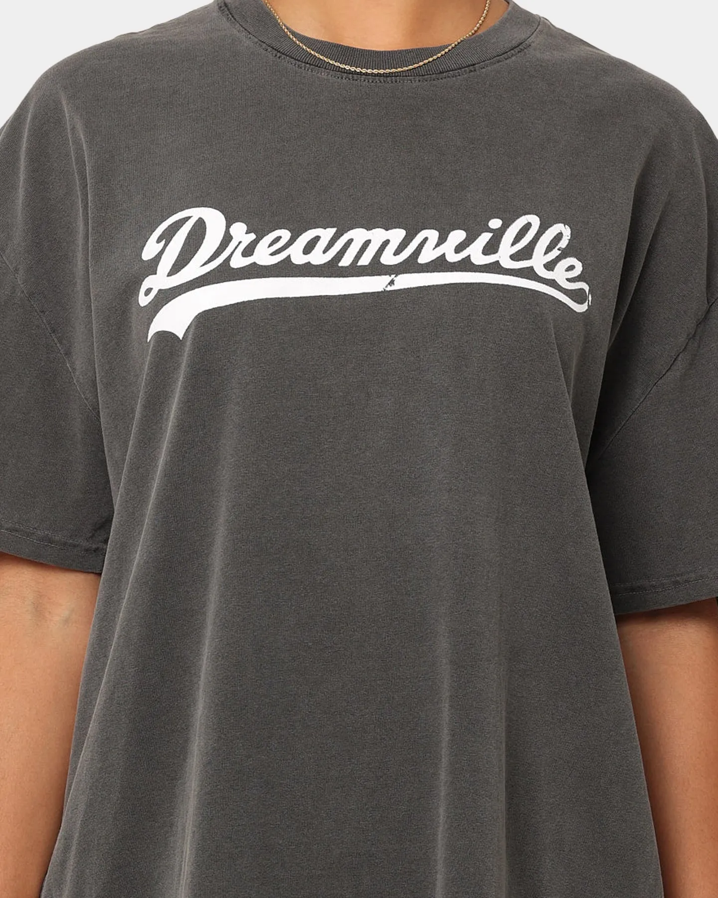 Dreamville Dreamville Logo Vintage T-Shirt Washed Black sold by Culture Kings product image thumbnail 3