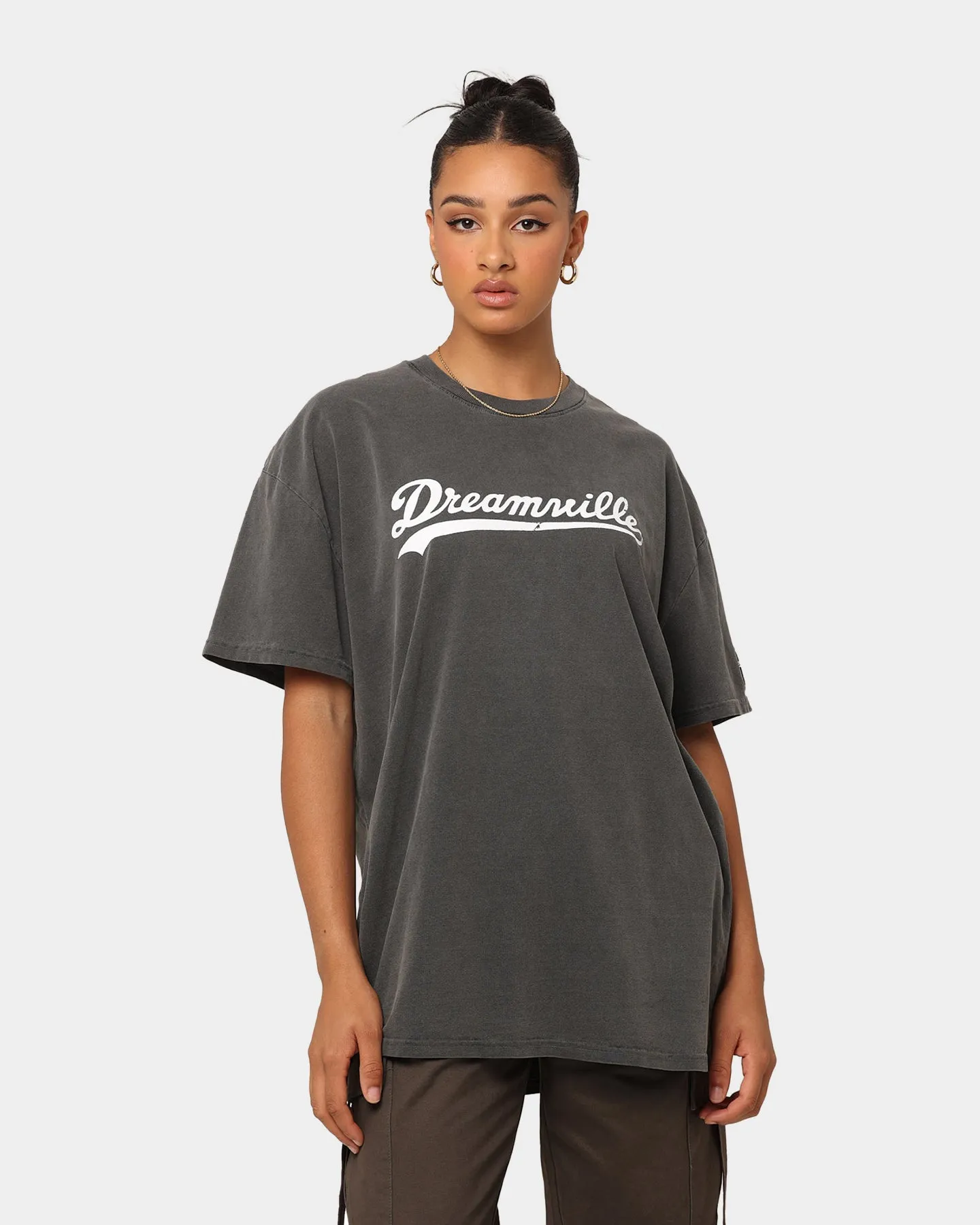 Dreamville Dreamville Logo Vintage T-Shirt Washed Black sold by Culture Kings