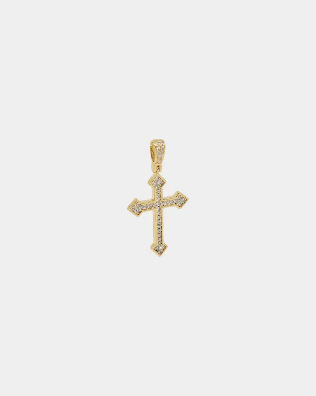 NXS Crusaders Pendant Iced Gold sold by Culture Kings