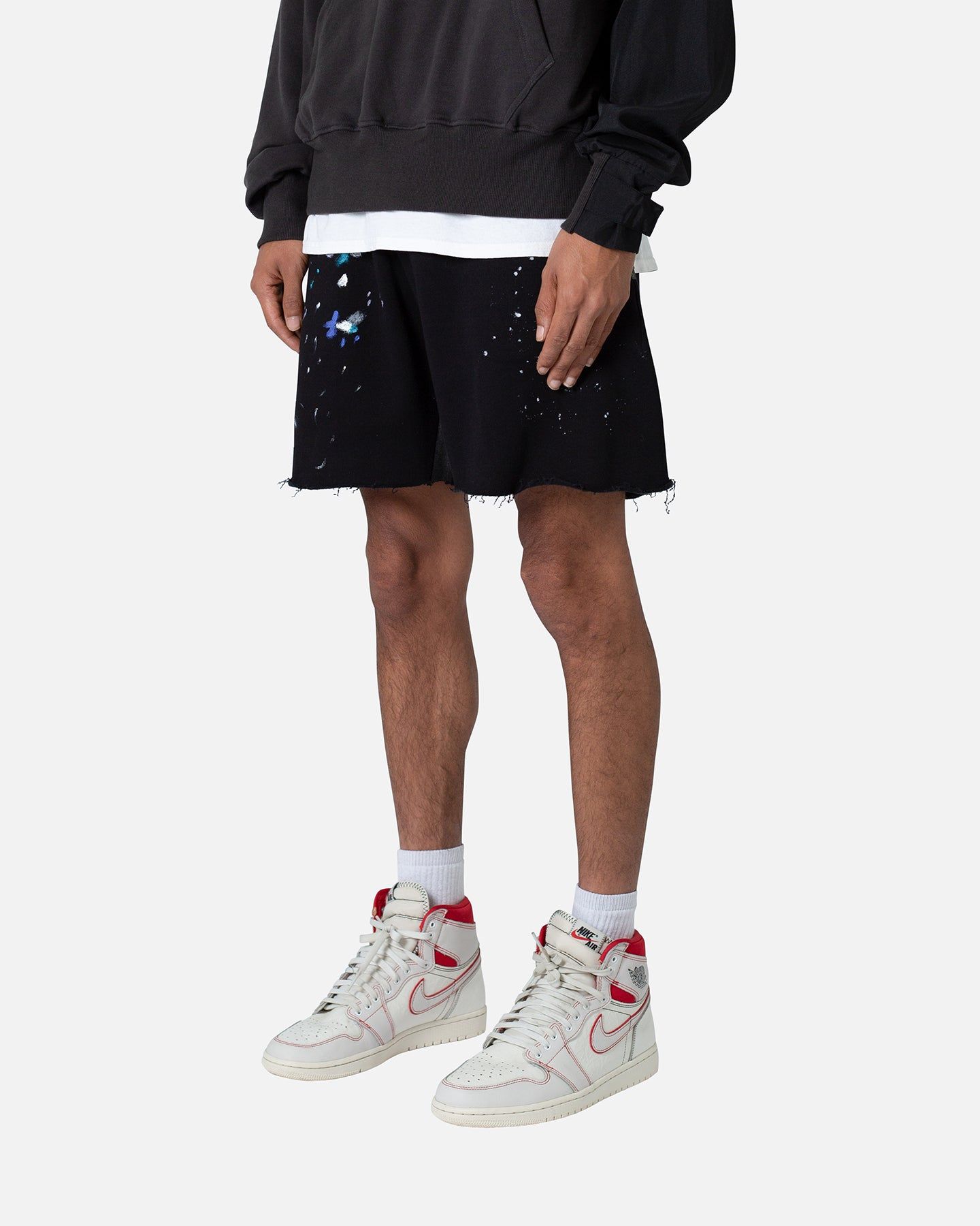 MNML Contrast Paneled Sweatshorts Black sold by Culture Kings product image thumbnail 2