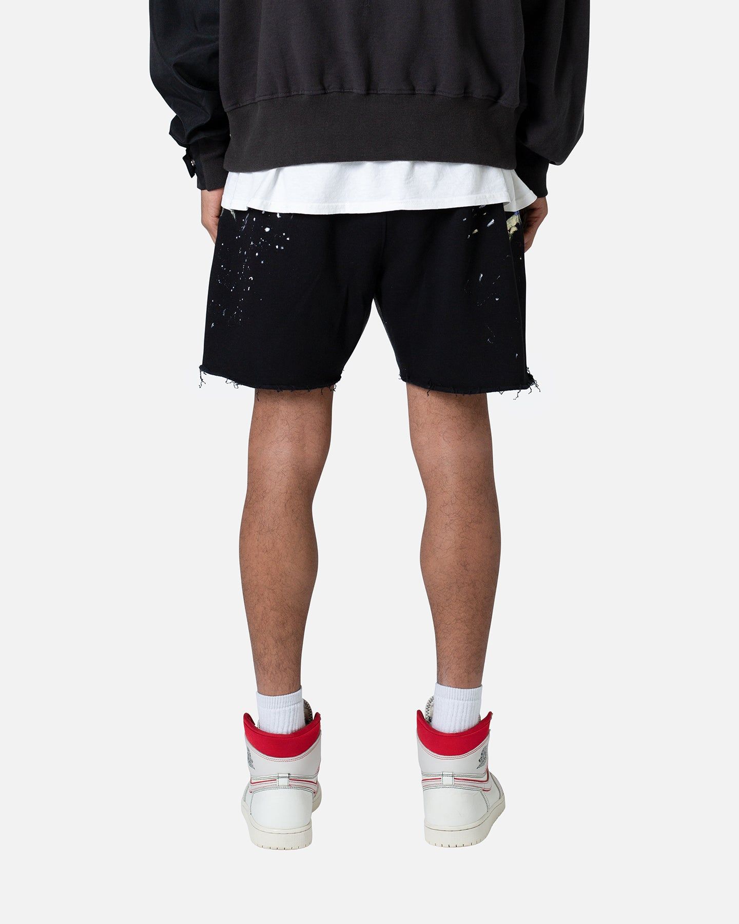 MNML Contrast Paneled Sweatshorts Black sold by Culture Kings product image thumbnail 4