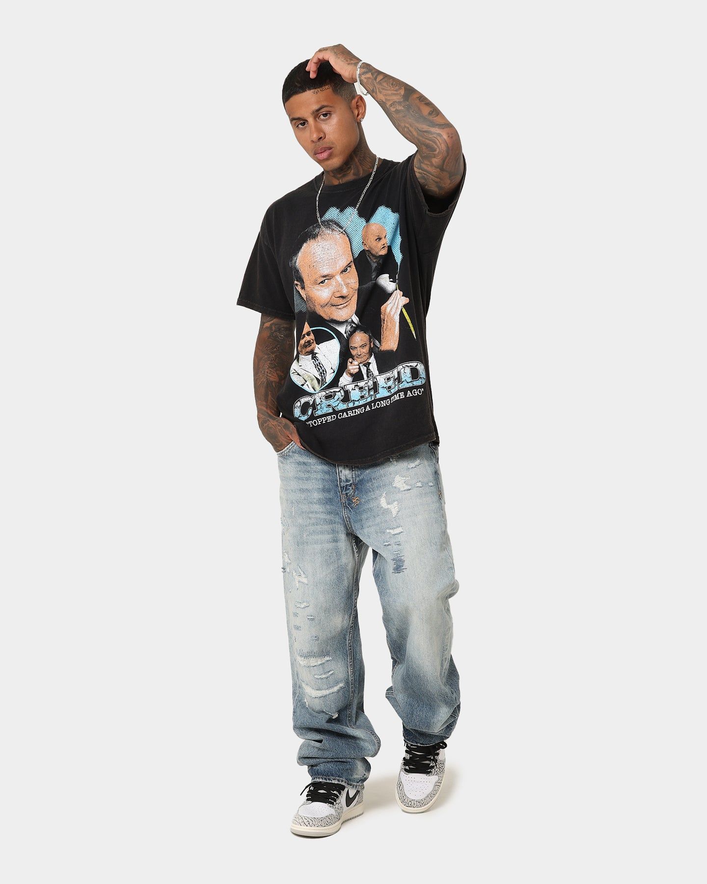 American Thrift X The Office Creed Bratton Vintage T-Shirt Black Wash sold by Culture Kings product image thumbnail 2