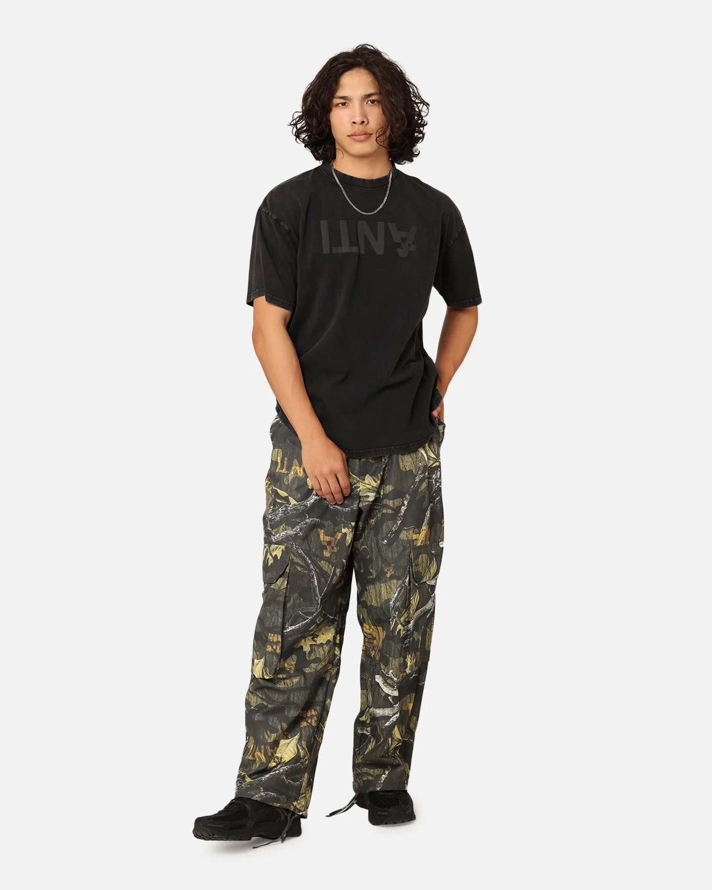 The Anti Order Anti Logo T-Shirt Black Acidwash sold by Culture Kings product image thumbnail 2