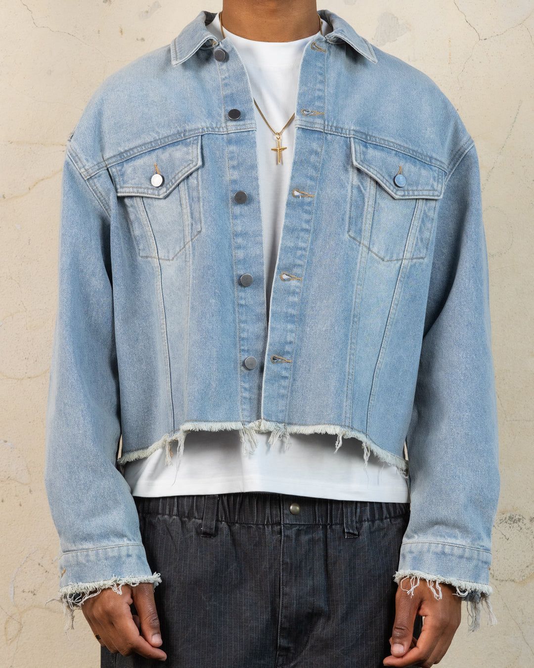404 Riptide Cropped Jacket Blue Wash sold by Culture Kings product image thumbnail 3