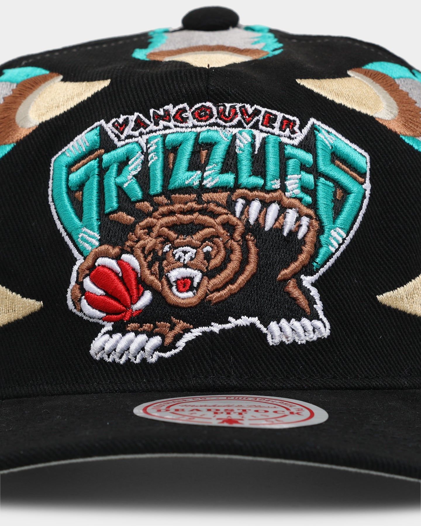 Mitchell & Ness Memphis Grizzlies Claw Snapback Black sold by Culture Kings product image thumbnail 5