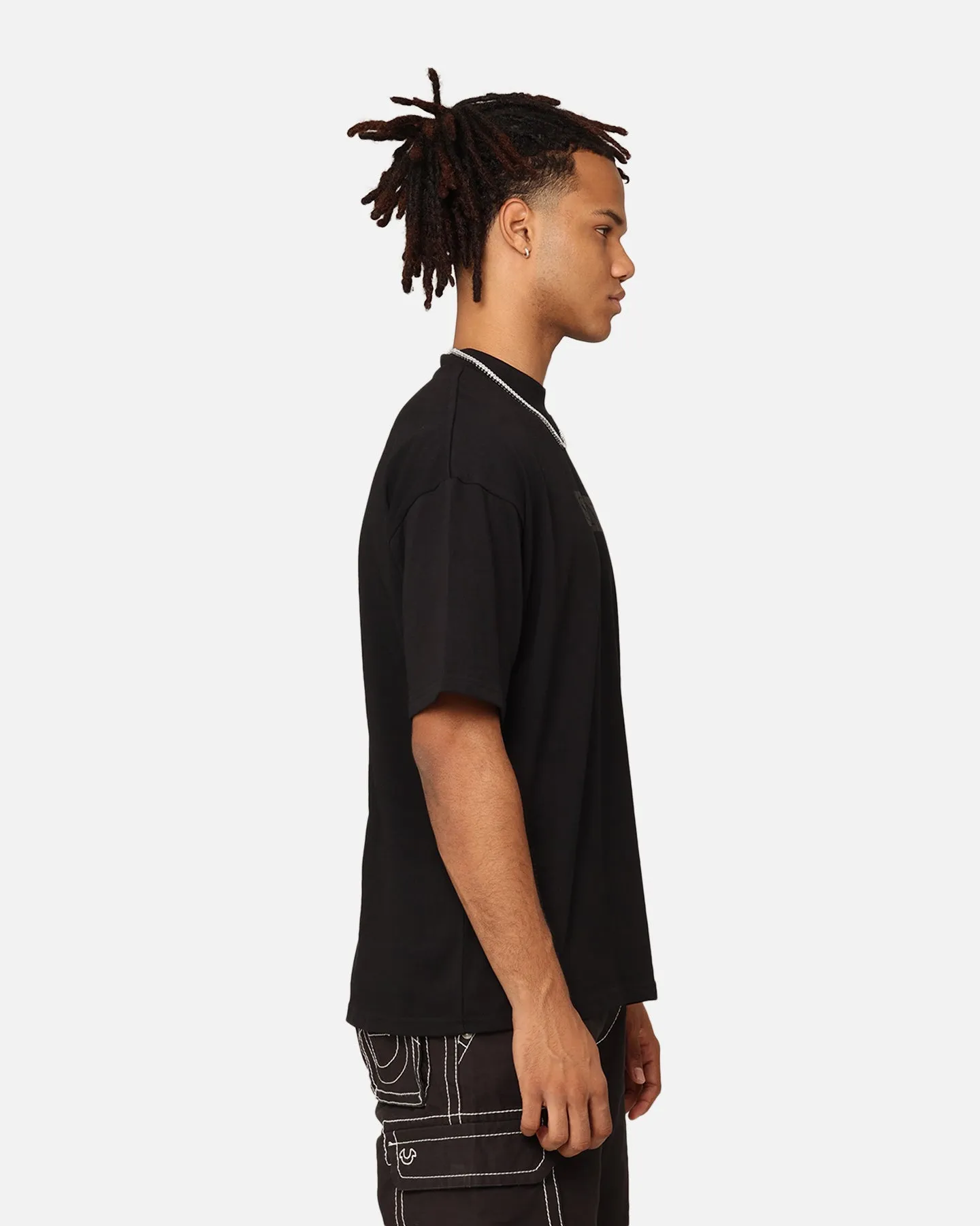 Saint Morta Meteor Mock Neck T-Shirt Black sold by Culture Kings product image thumbnail 5