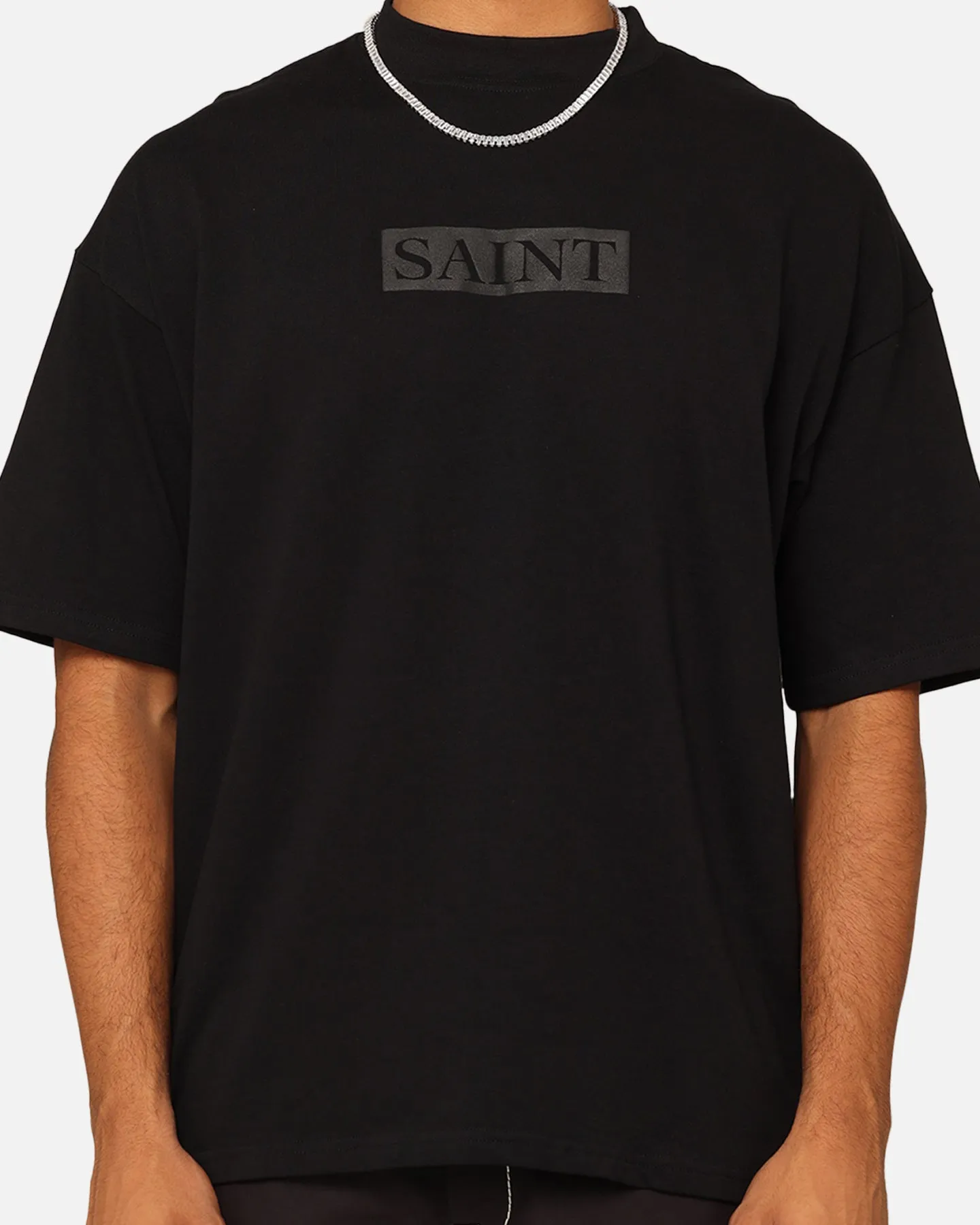 Saint Morta Meteor Mock Neck T-Shirt Black sold by Culture Kings product image thumbnail 3