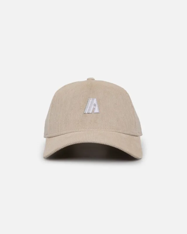 New Era Houston Astros 'Micro Cord Cream' 9FORTY A-Frame Snapback Cream/White sold by Culture Kings