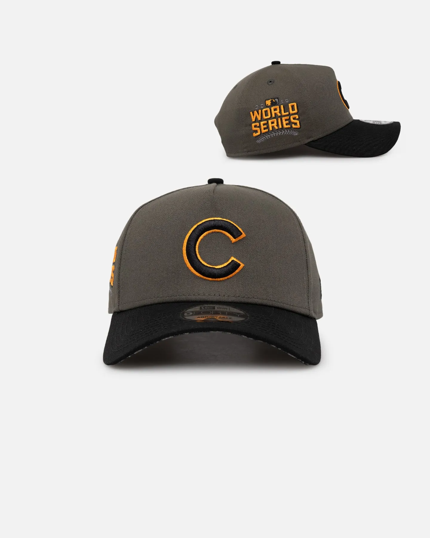 New Era Chicago Cubs 'Legendary Charcoal' 9FORTY A-Frame Snapback Charcoal/Black sold by Culture Kings