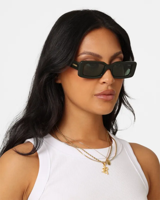 Nuqe Fragment Sunglasses Khaki sold by Culture Kings