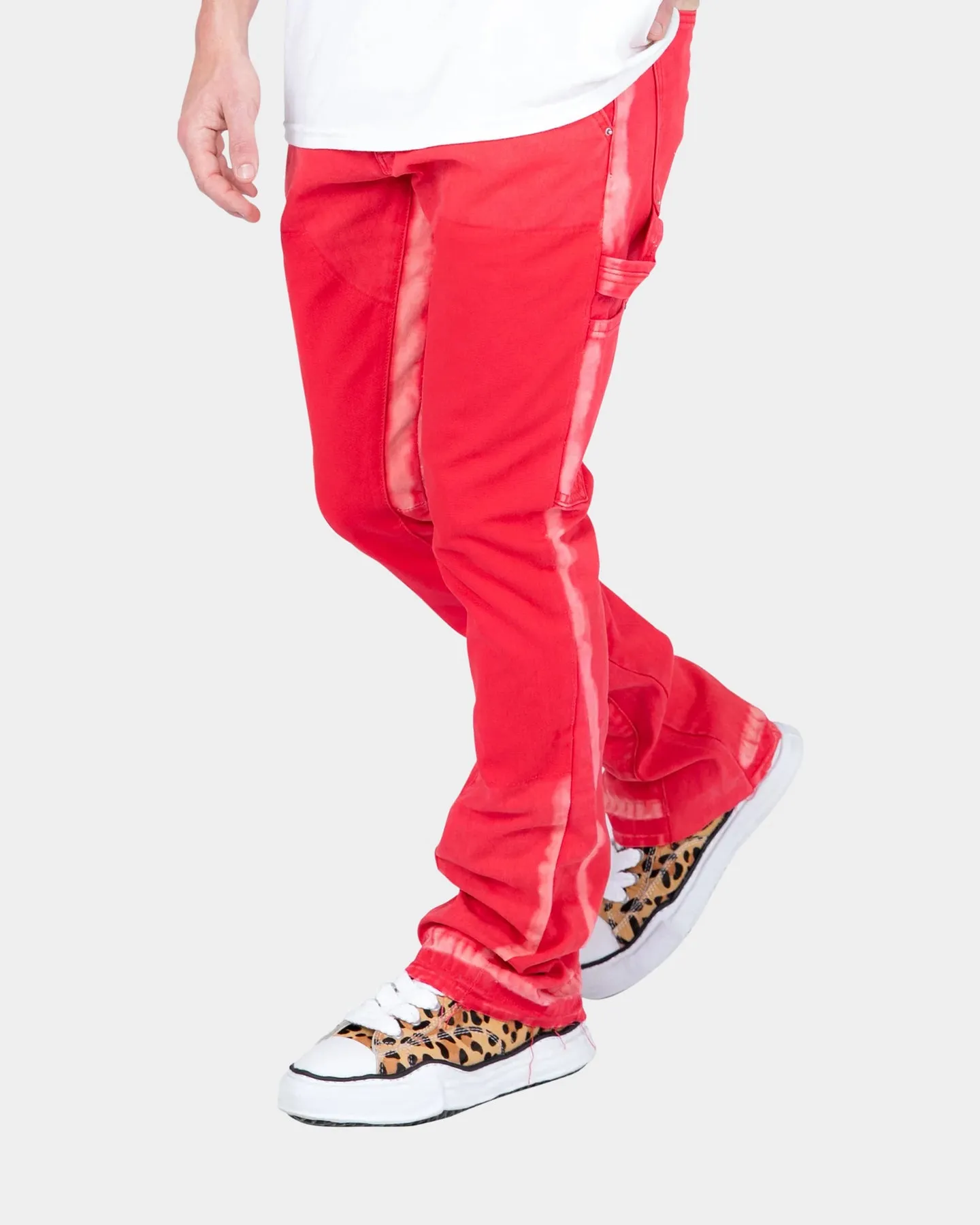 MNML B404 Flare Denim Pants Red sold by Culture Kings product image thumbnail 5