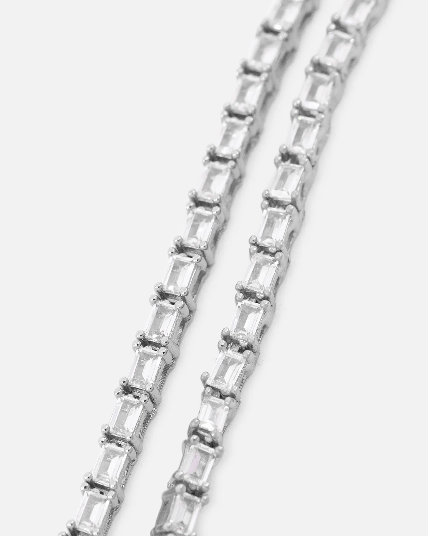 Saint Morta Landscape Baguette Chain Iced White Gold sold by Culture Kings product image thumbnail 5