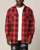 Saint Morta Icon Flannel Shirt Red/Black sold by Culture Kings