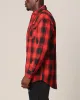 Saint Morta Icon Flannel Shirt Red/Black sold by Culture Kings