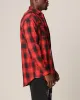 Saint Morta Icon Flannel Shirt Red/Black sold by Culture Kings