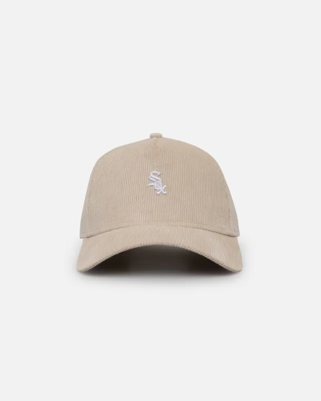 New Era Chicago White Sox 'Micro Cord Cream' 9FORTY A-Frame Snapback Cream/White sold by Culture Kings