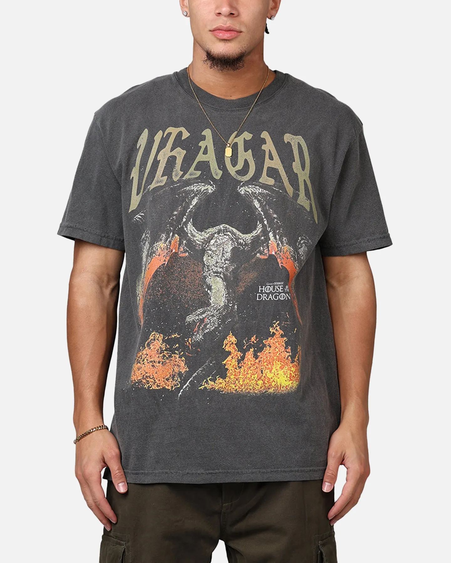 Ripple X Game Of Thrones 'House Of The Dragon' Vhagar T-Shirt Washed Black sold by Culture Kings
