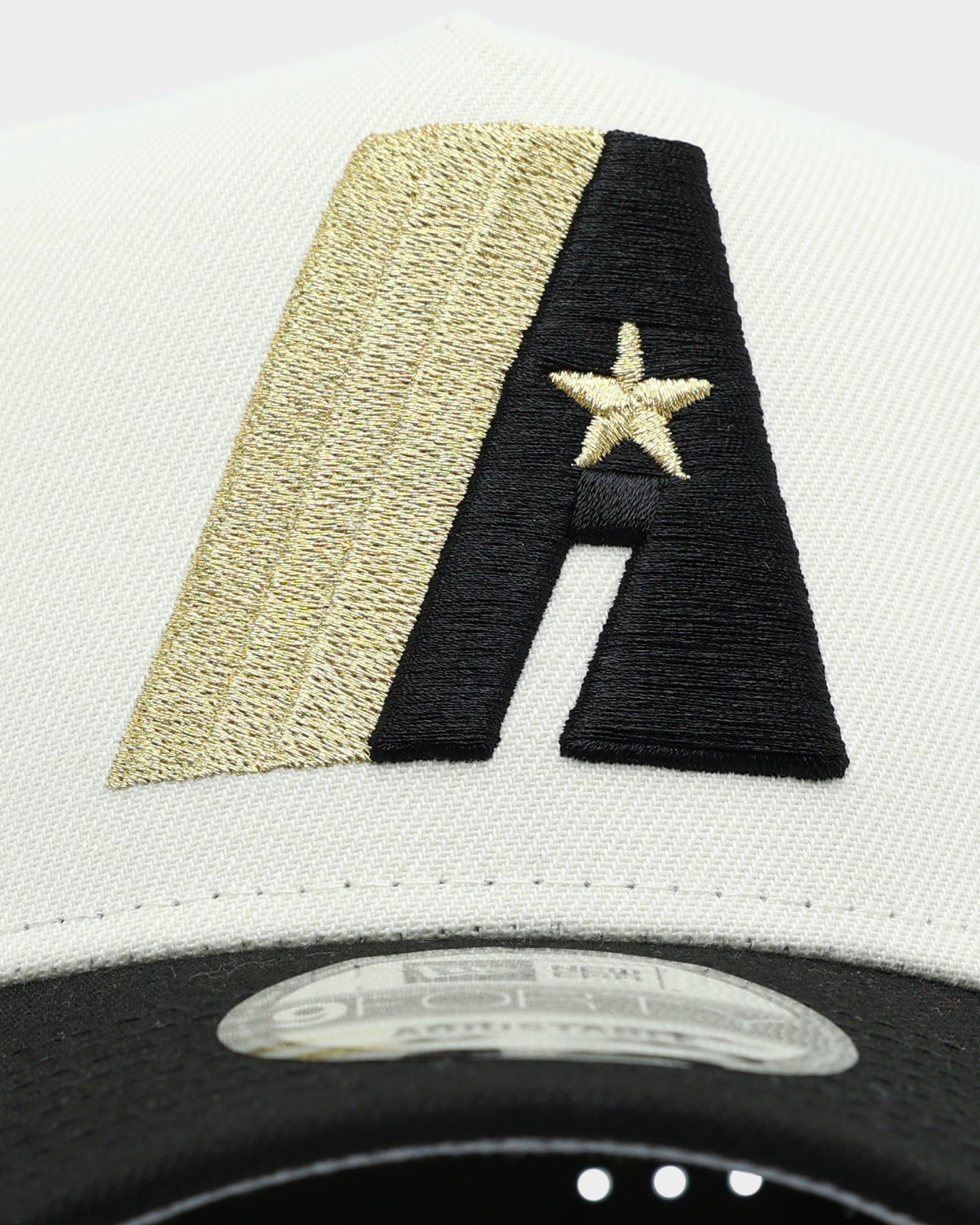 New Era Houston Astros 'White Gold' 9FORTY A-Frame Snapback Chrome/Black sold by Culture Kings product image thumbnail 5