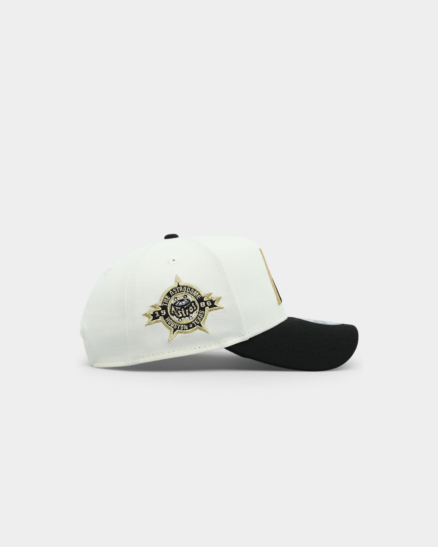 New Era Houston Astros 'White Gold' 9FORTY A-Frame Snapback Chrome/Black sold by Culture Kings product image thumbnail 3