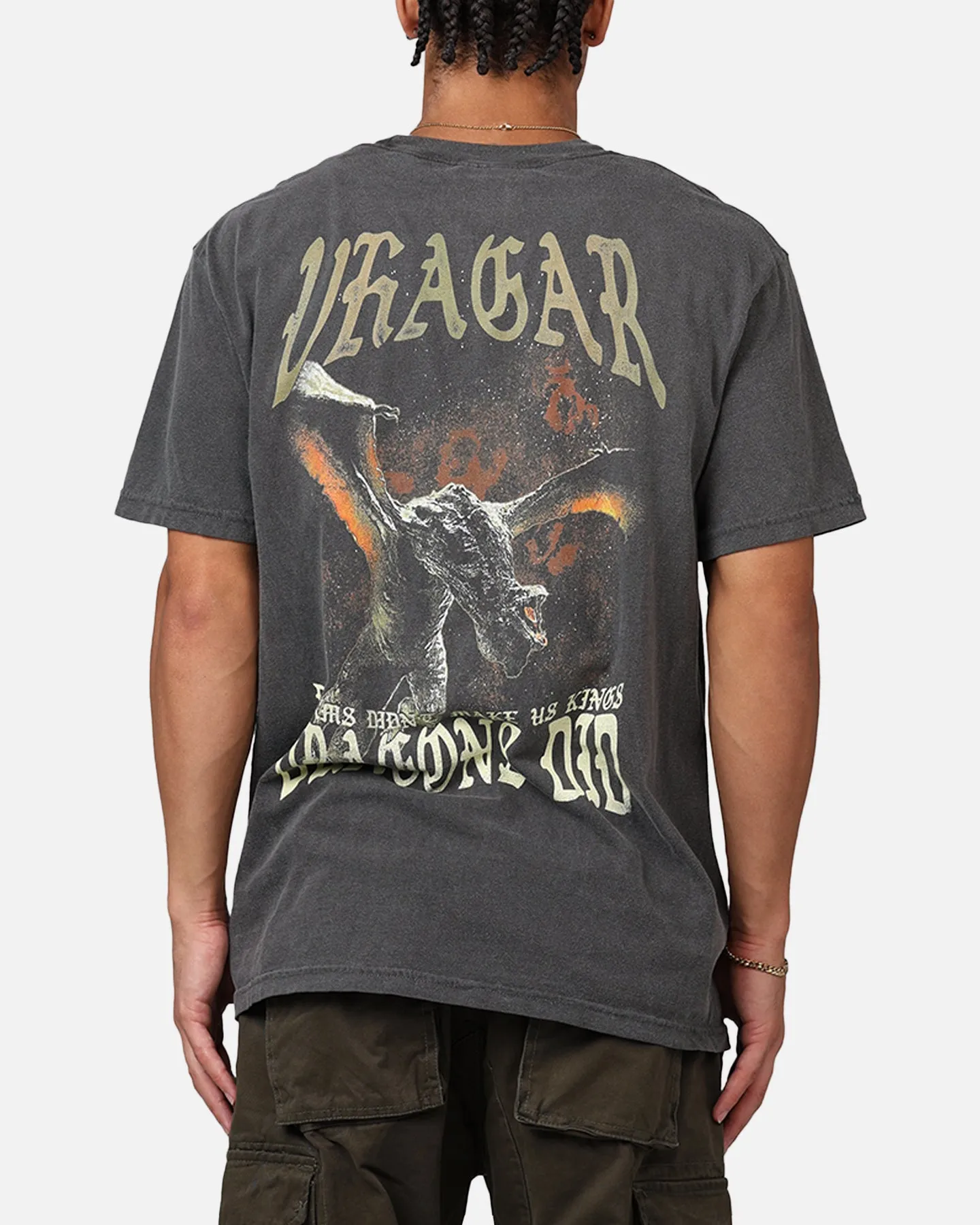 Ripple X Game Of Thrones 'House Of The Dragon' Vhagar T-Shirt Washed Black sold by Culture Kings product image thumbnail 2
