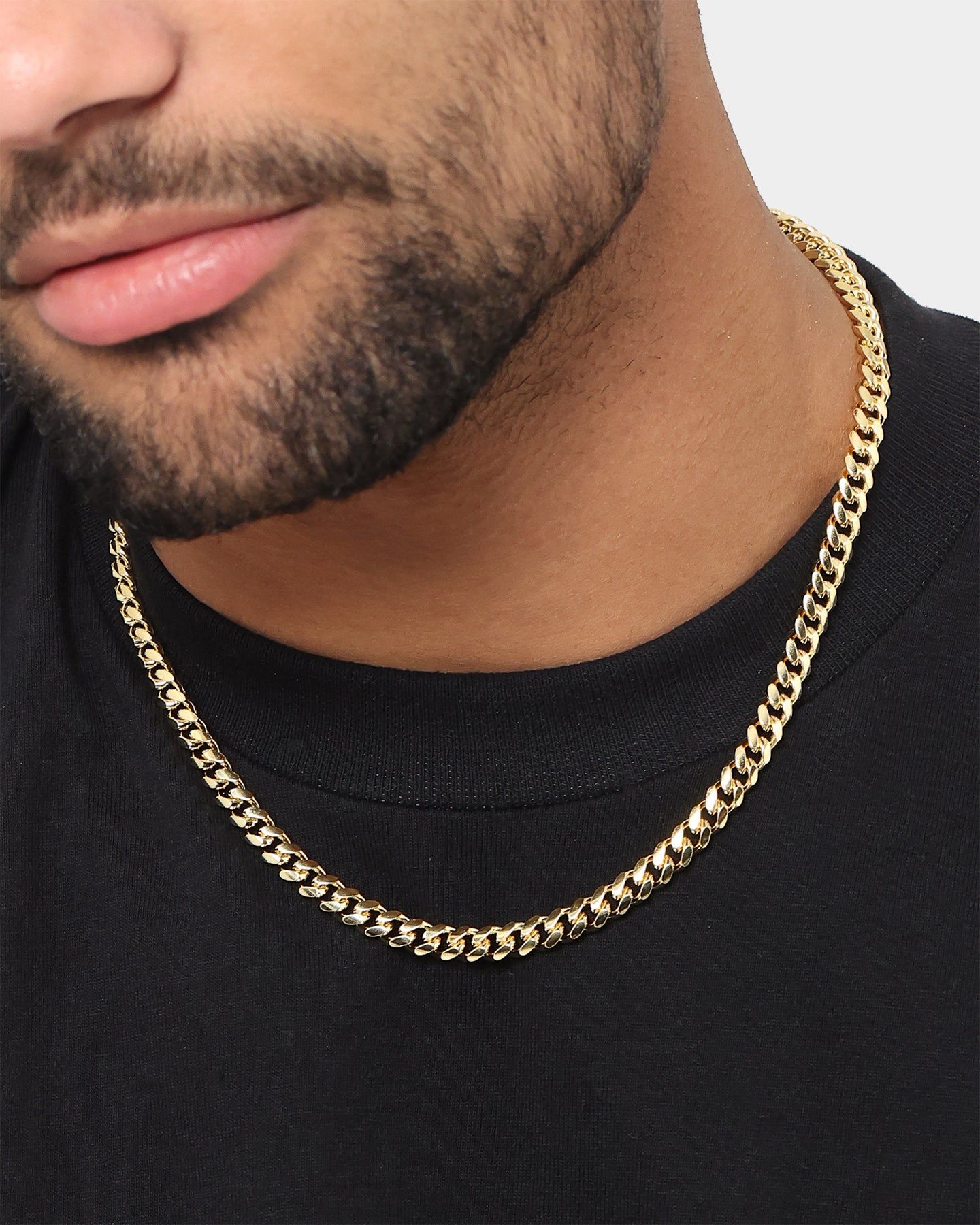 House Of Auric 7mm Cuban Chain 18K Gold Vermeil sold by Culture Kings
