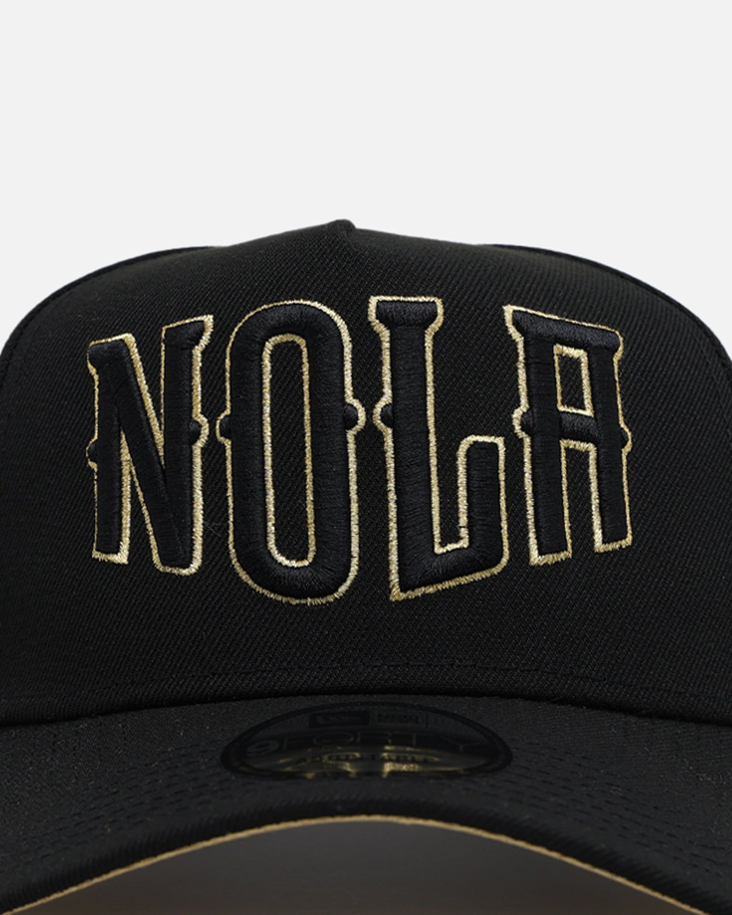 New Era New Orleans Pelicans 'NBA Gold Links' 9FORTY A-Frame Snapback Black/Gold sold by Culture Kings product image thumbnail 5