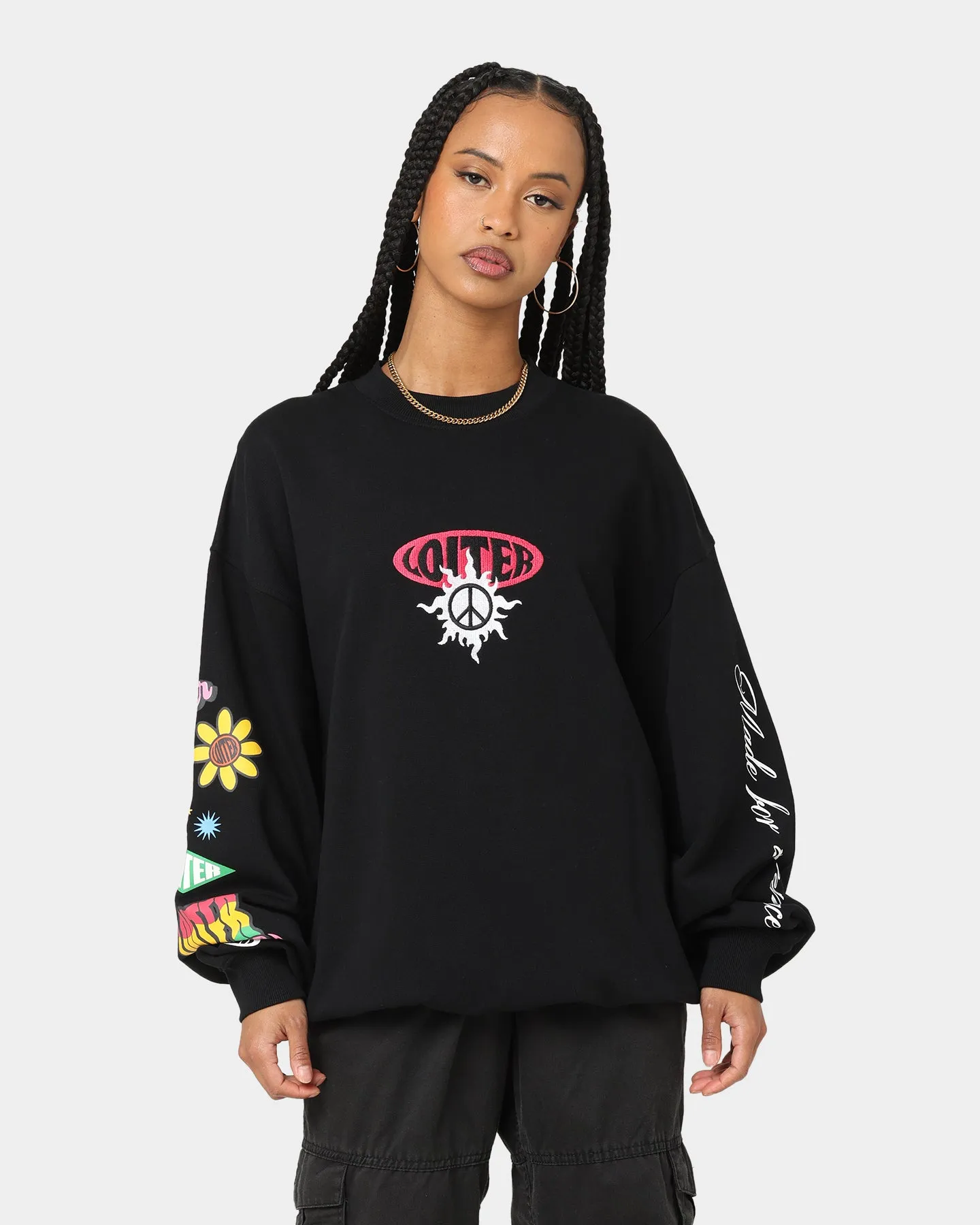 Loiter Day Dream Crewneck Black sold by Culture Kings