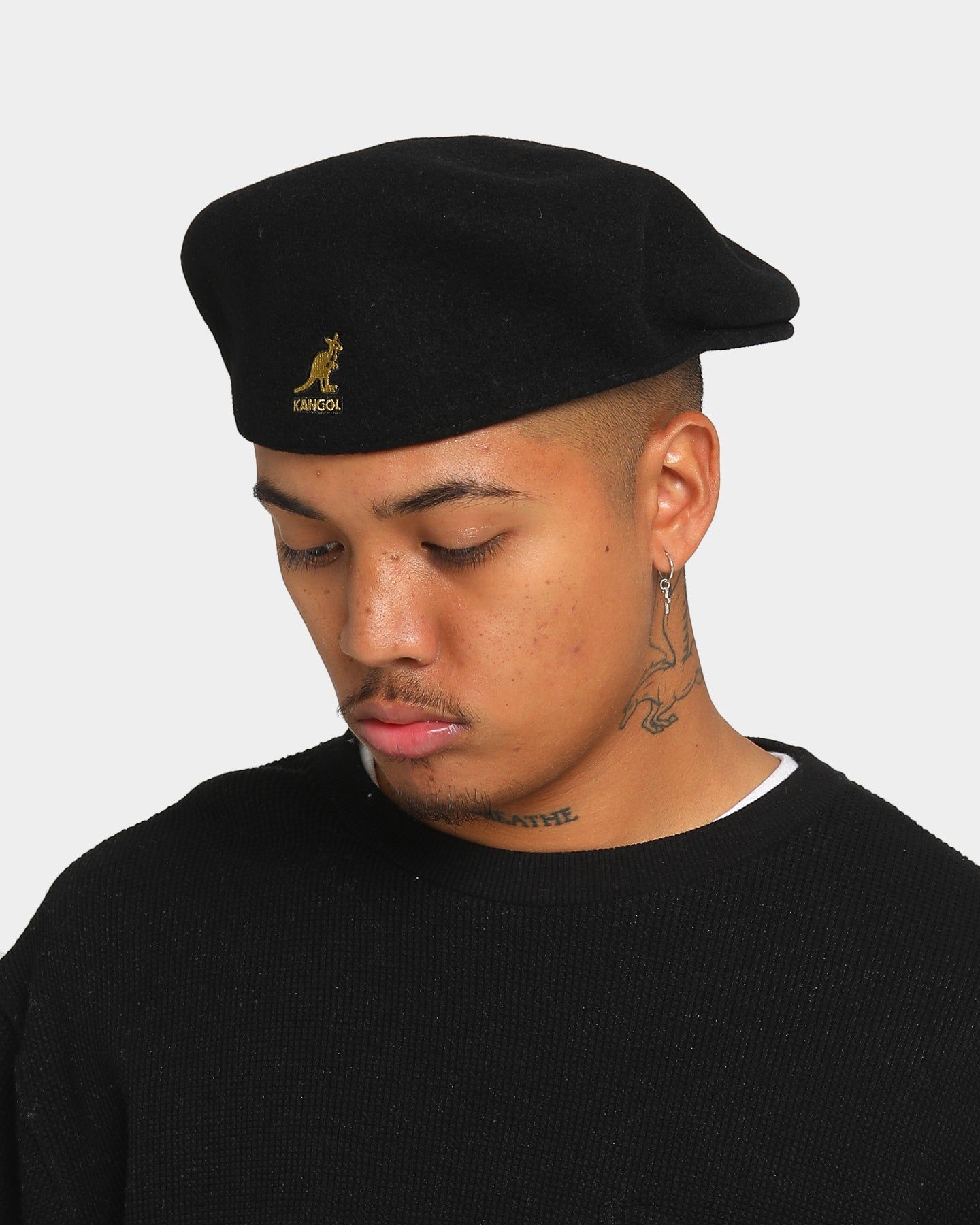 Kangol Wool 504 Cap Black/Gold sold by Culture Kings product image thumbnail 2