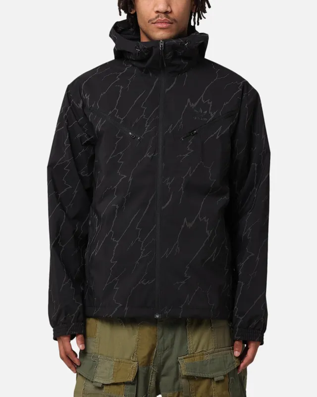 アディダスFUTURE ICONS ALLOVER PRINT FULL-ZIP HOODIE 選択3色 adidas Men's Future Icon All Over Printed Full-Zip Hoodie