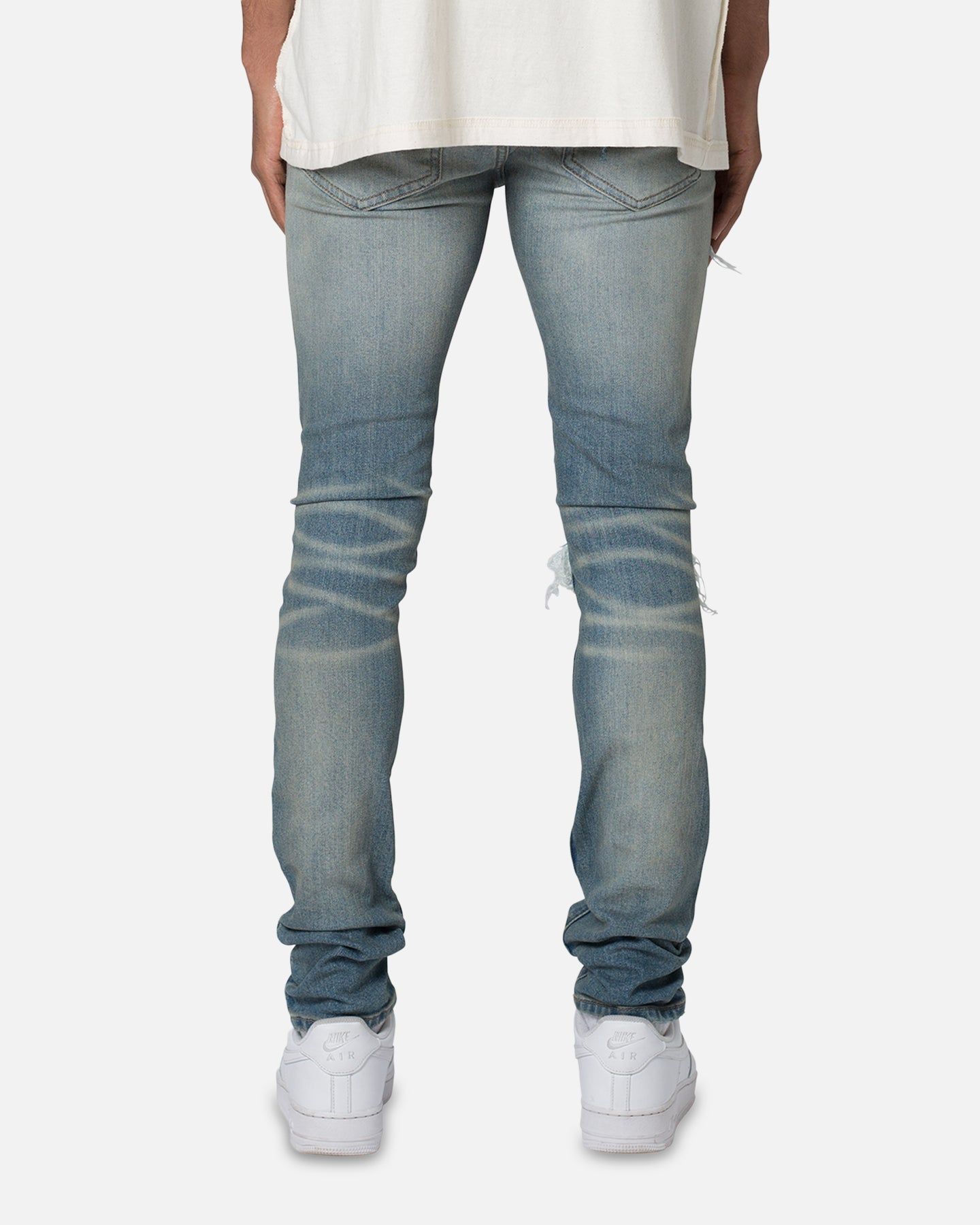 MNML X555 Crystal Skinny Denim Jeans Blue/Pink sold by Culture Kings product image thumbnail 4