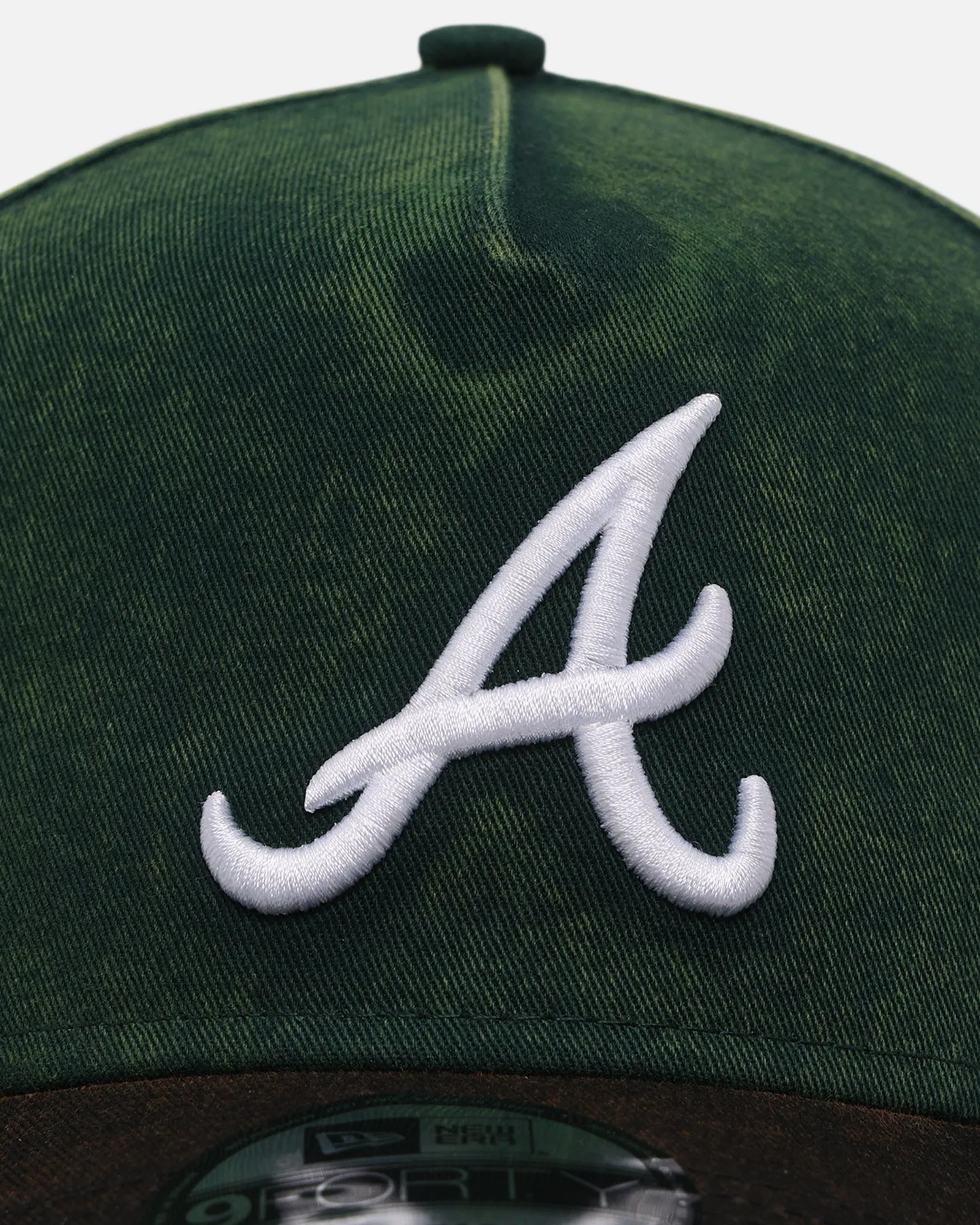 New Era Atlanta Braves 'Washed Green' 9FORTY A-Frame