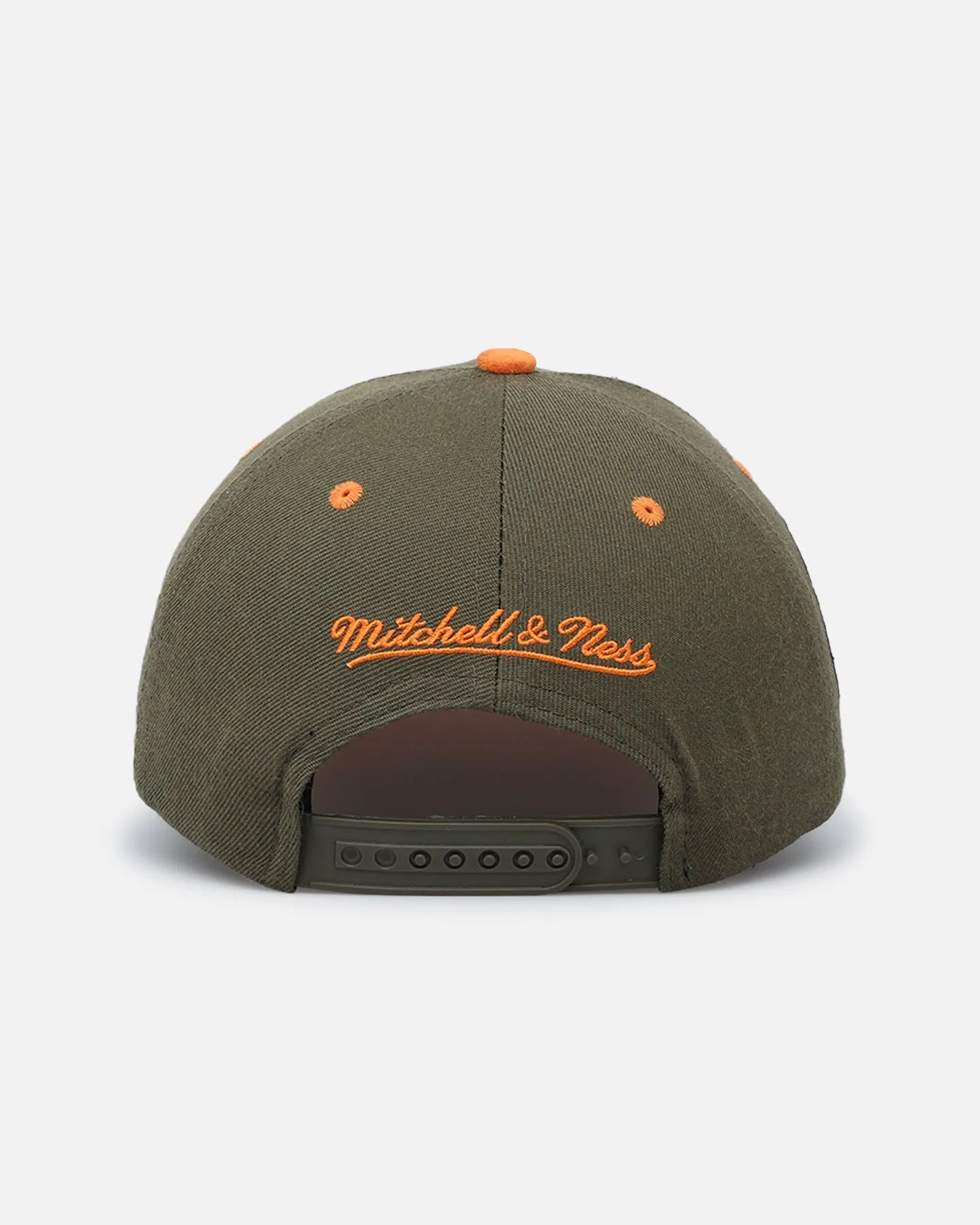 Mitchell & Ness Vancouver Grizzlies 'Harmony Of Hues' Pro Crown Snapback Olive/Orange sold by Culture Kings product image thumbnail 3