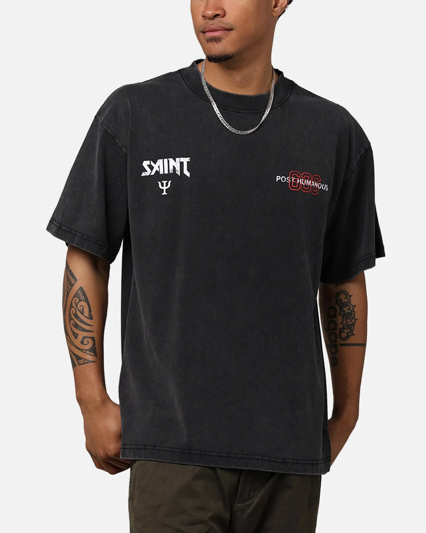 Saint Morta Death Wish Patrol T-Shirt Vintage Black sold by Culture Kings