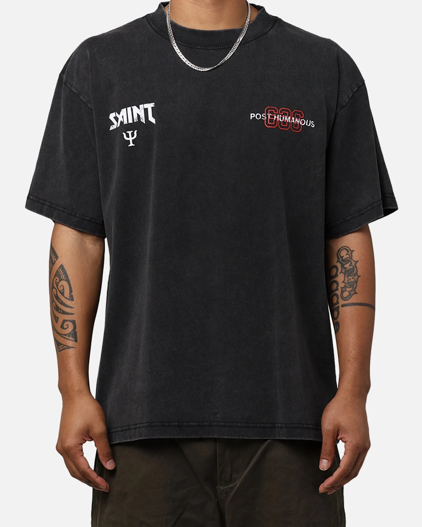 Saint Morta Death Wish Patrol T-Shirt Vintage Black sold by Culture Kings product image thumbnail 2