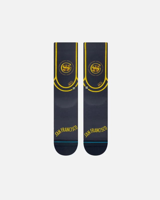 Stance X NBA Golden State Warriors Crewcut Socks Multi sold by Culture Kings