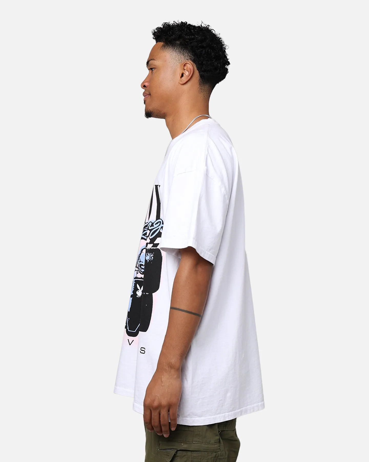 Playboy By Culture Kings Formula T-Shirt White sold by Culture Kings product image thumbnail 5