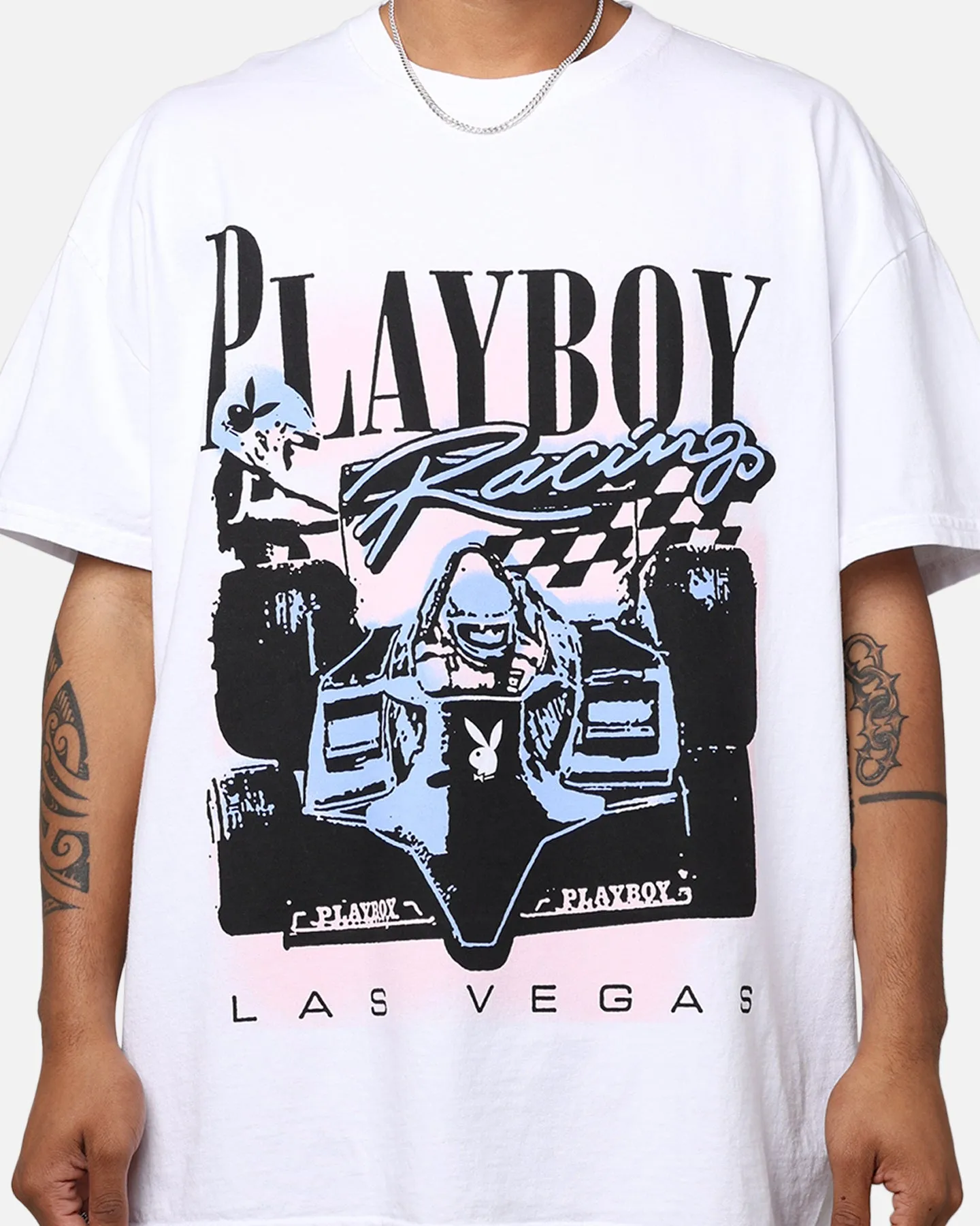 Playboy By Culture Kings Formula T-Shirt White sold by Culture Kings product image thumbnail 2
