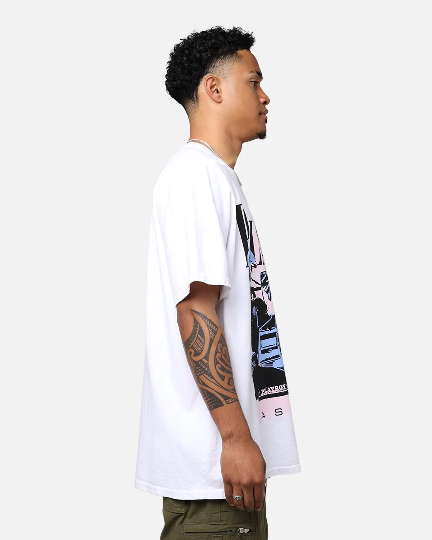 Playboy By Culture Kings Formula T-Shirt White sold by Culture Kings product image thumbnail 4