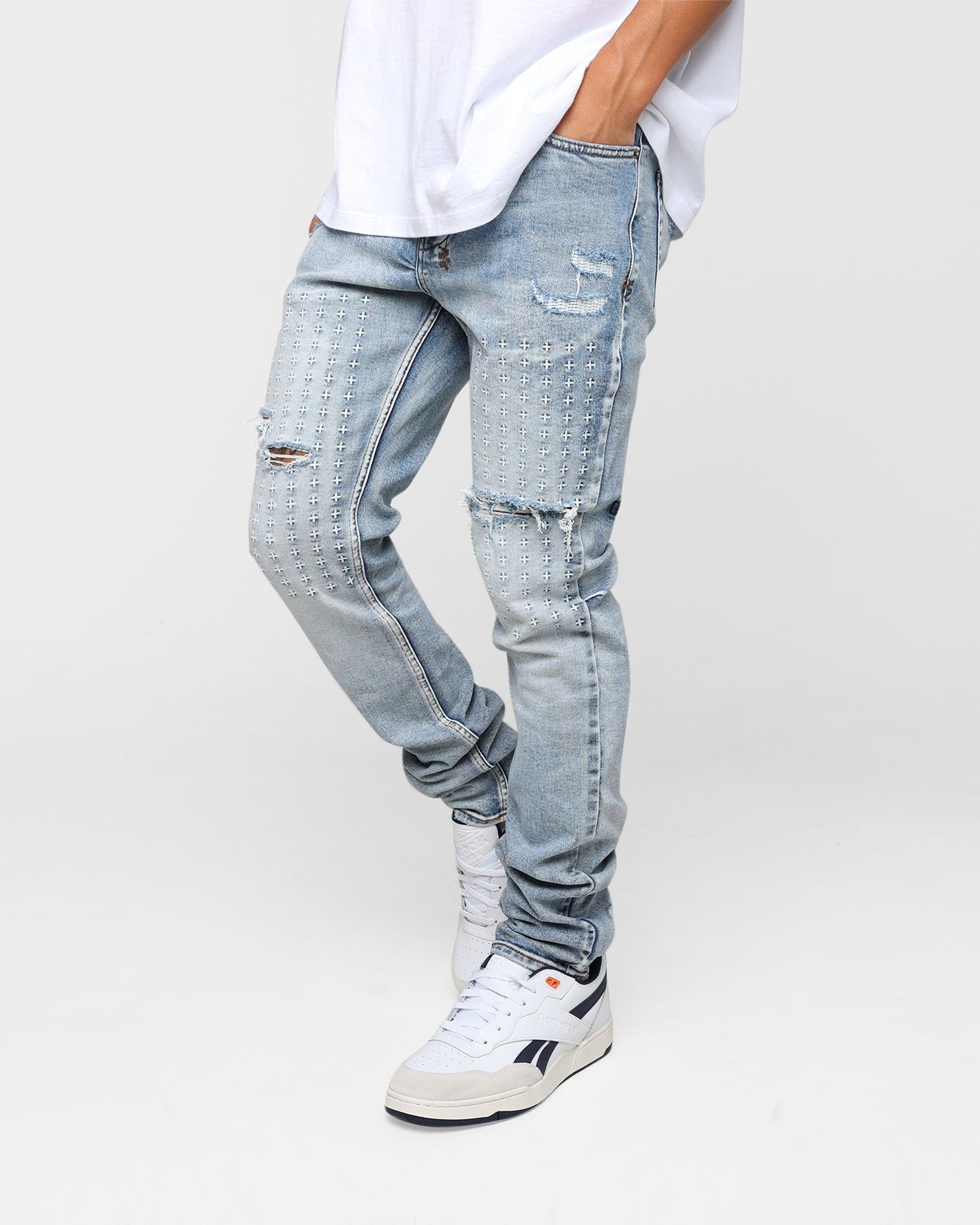 Ksubi Chitch Enjoy Trashed Jeans Denim sold by Culture Kings product image thumbnail 4