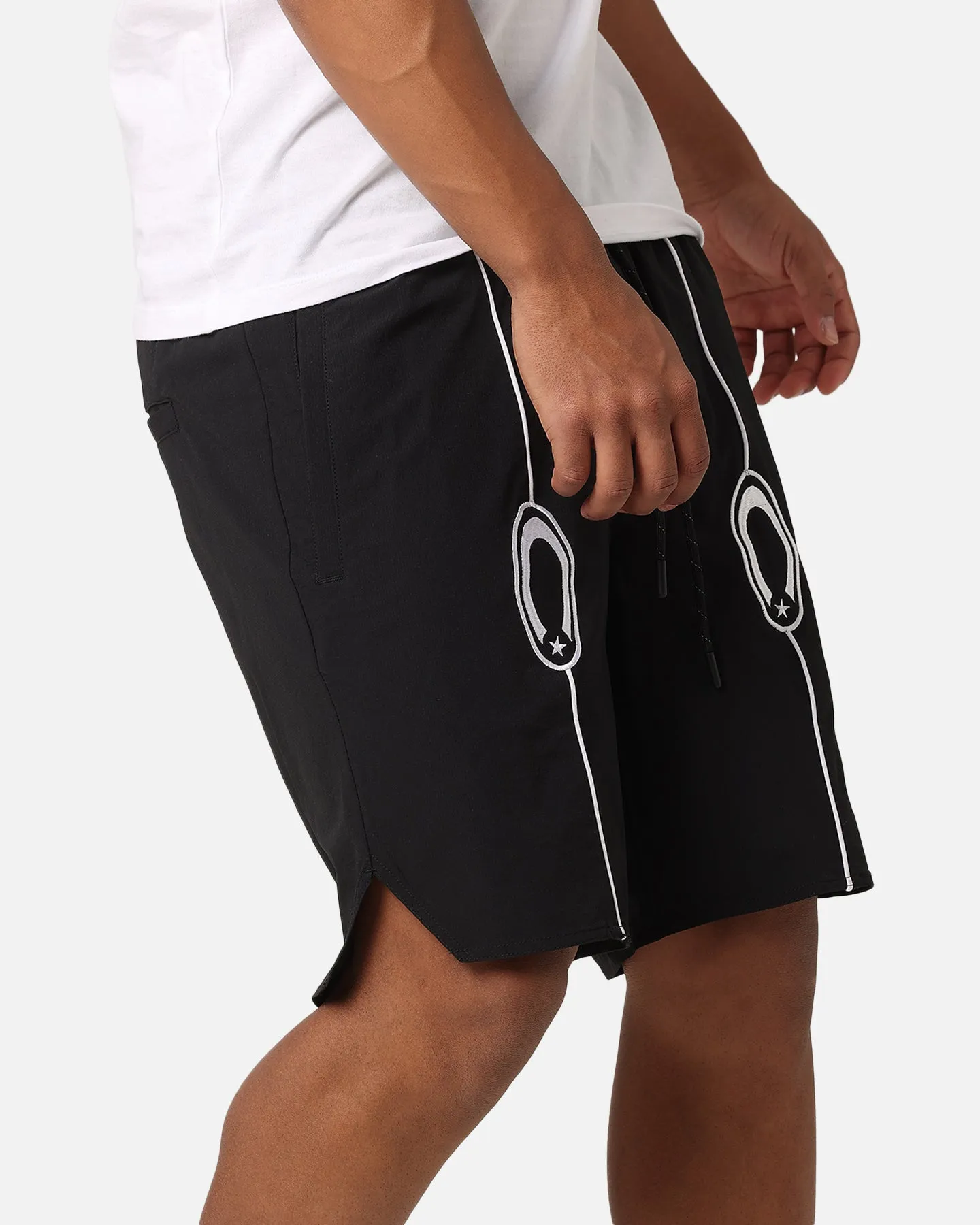 Carre C-Star Pipe Track Shorts Black sold by Culture Kings product image thumbnail 3