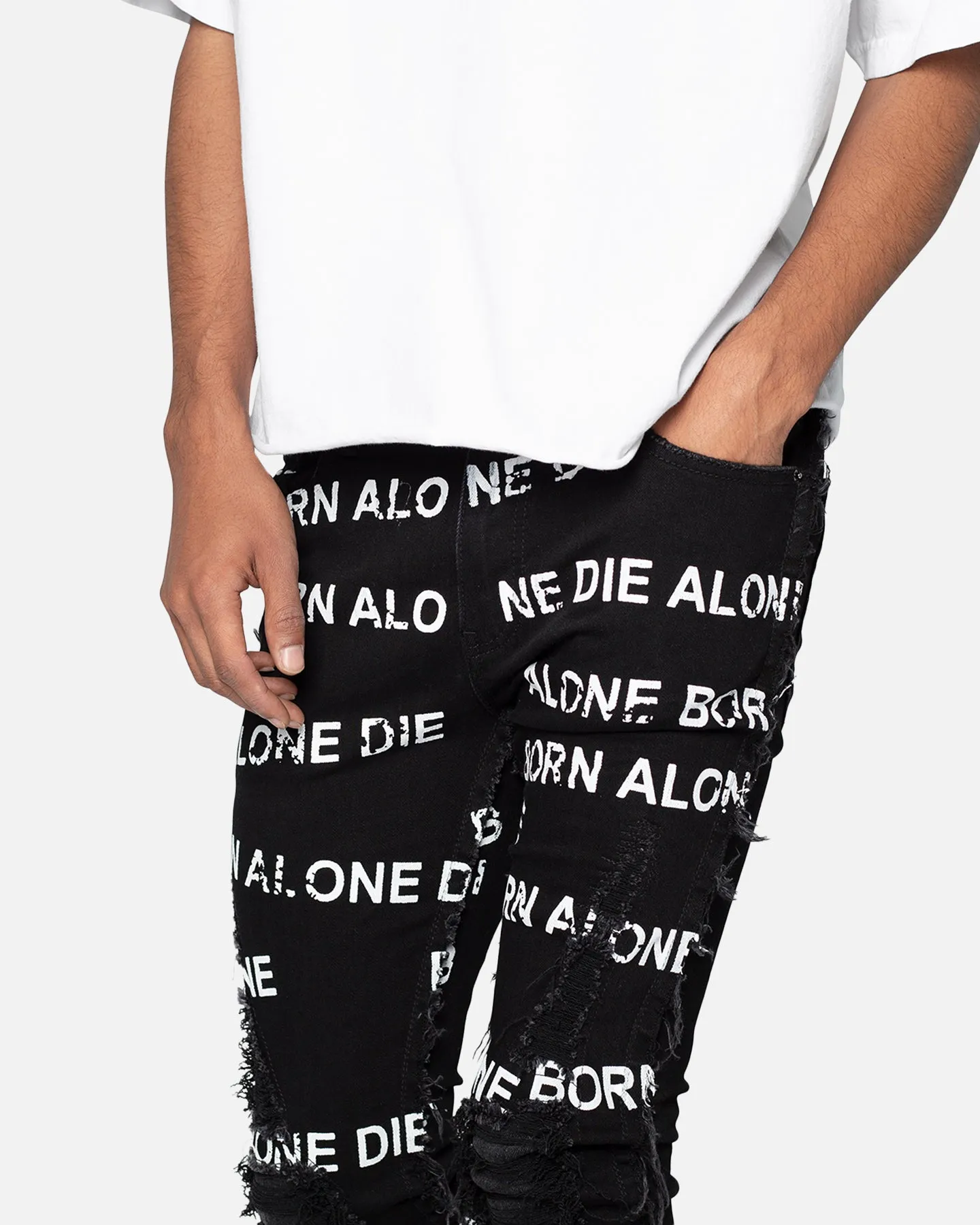 MNML X563 Skinny Creek Denim Jeans Black sold by Culture Kings product image thumbnail 5