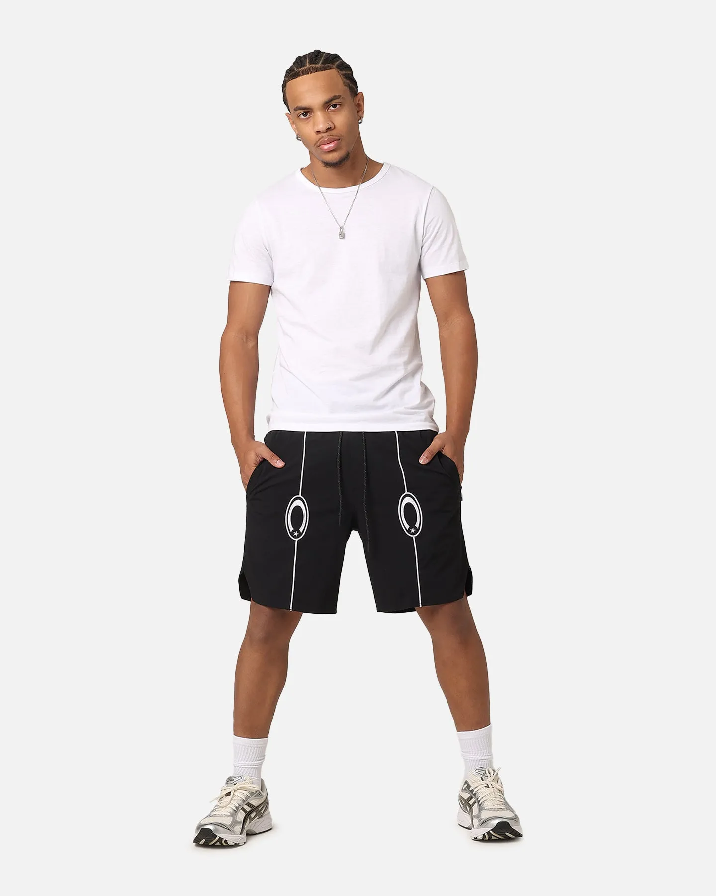 Carre C-Star Pipe Track Shorts Black sold by Culture Kings product image thumbnail 2
