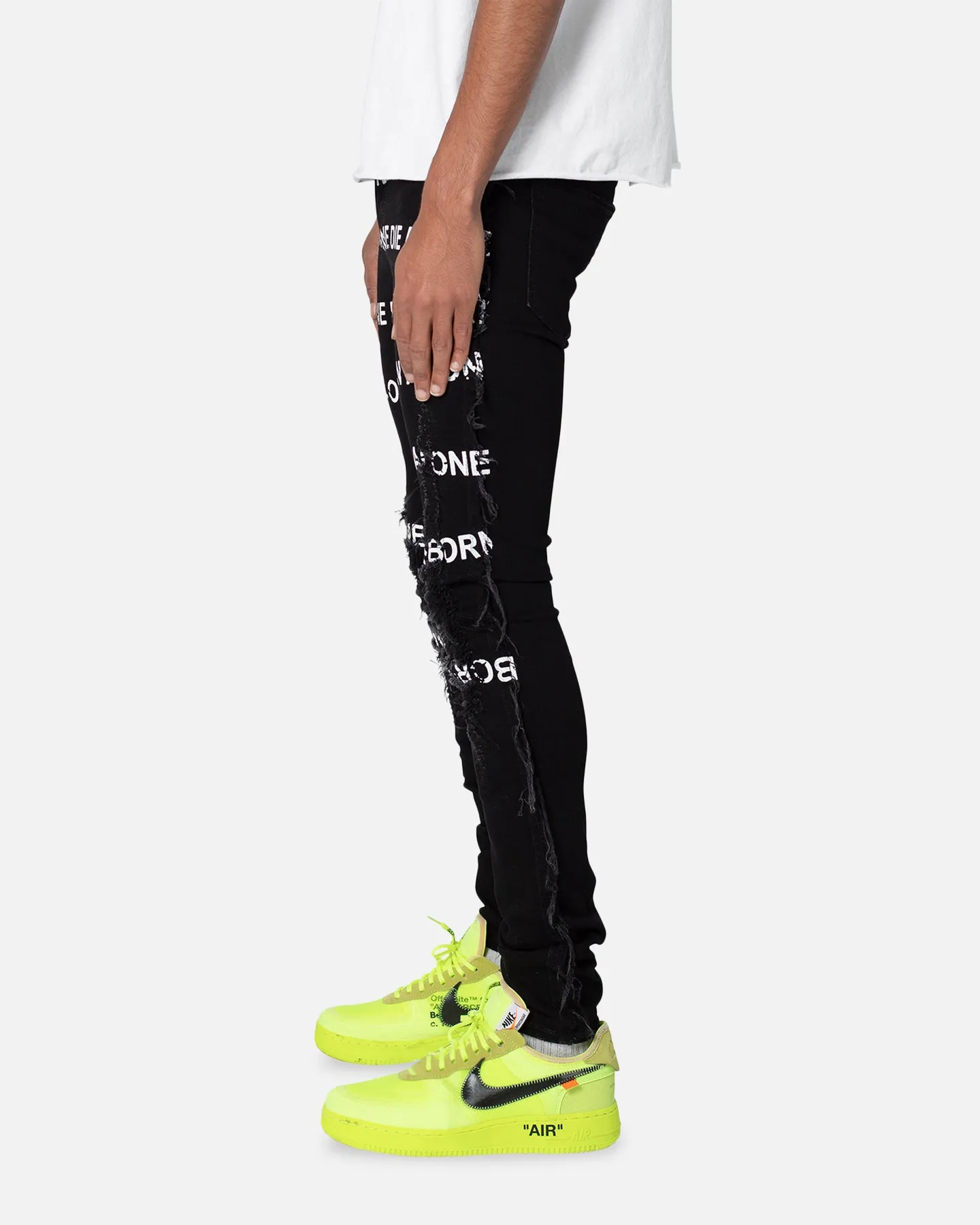 MNML X563 Skinny Creek Denim Jeans Black sold by Culture Kings product image thumbnail 3