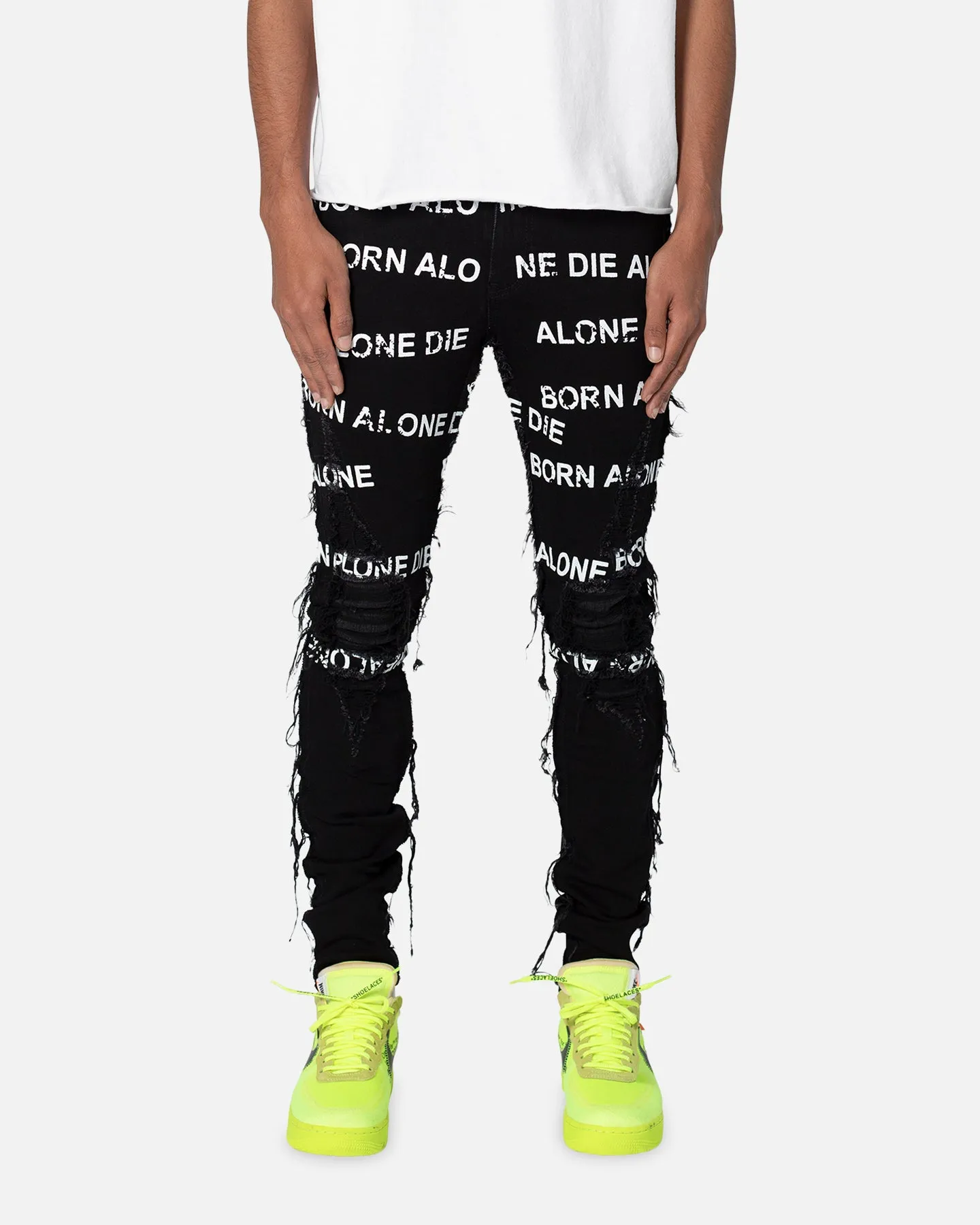 MNML X563 Skinny Creek Denim Jeans Black sold by Culture Kings