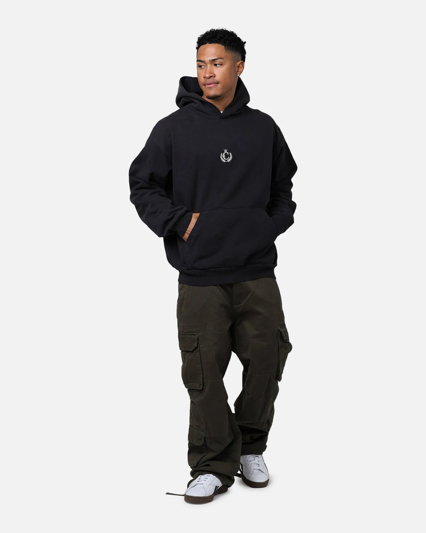Culture Kings CK Embroidered Hoodie Off Black sold by Culture Kings product image thumbnail 3