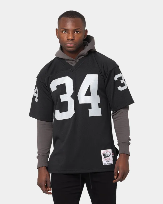 Mitchell & Ness Los Angeles Raiders Bo Jackson #34 Authentic Home Jersey Black sold by Culture Kings